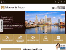 Tablet Screenshot of murphyandfay.com